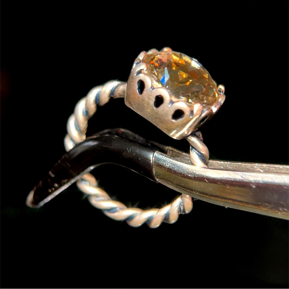 Silver Gemstone Ring - image 6